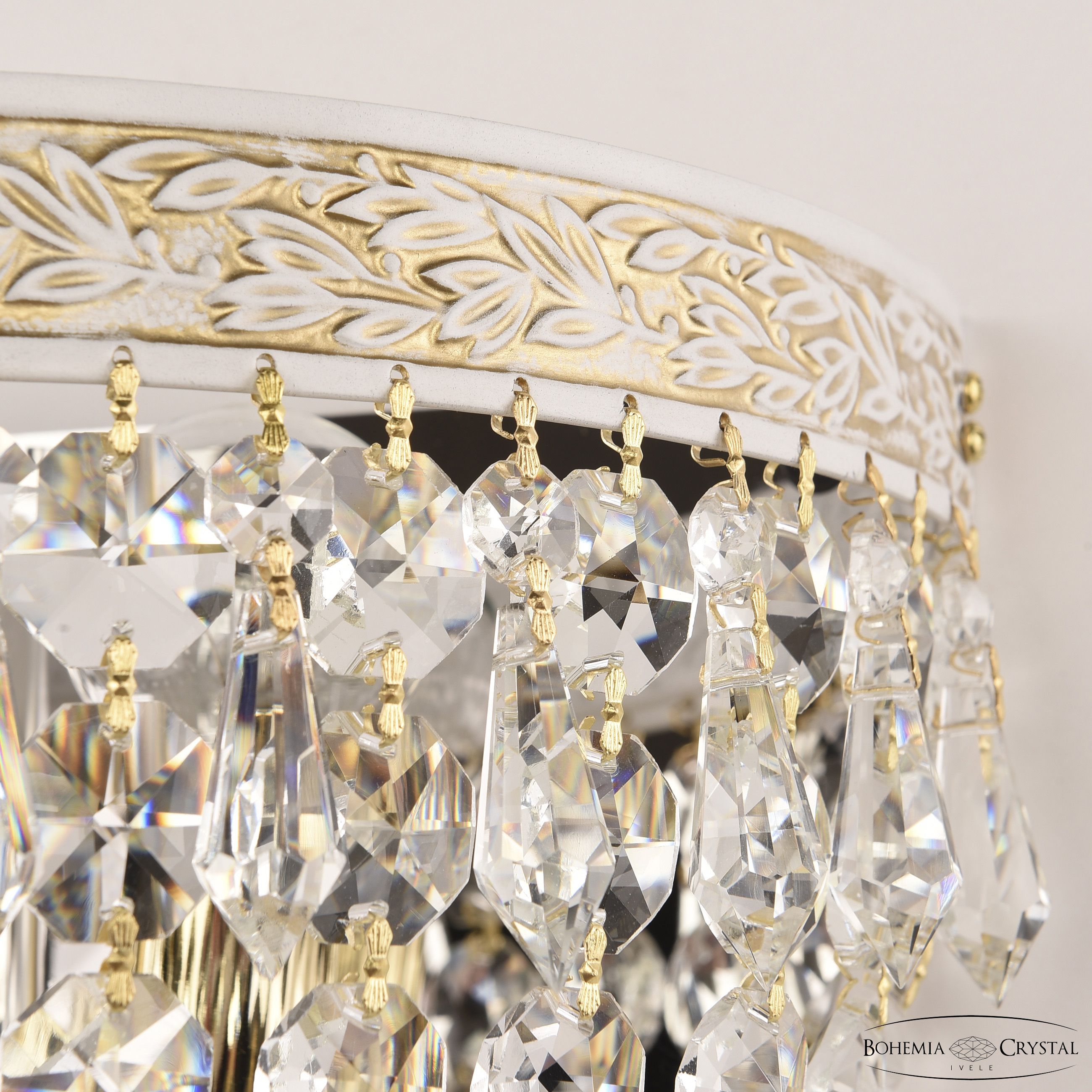 настенный светильник bohemia ivele crystal al19011b/25ol wmg