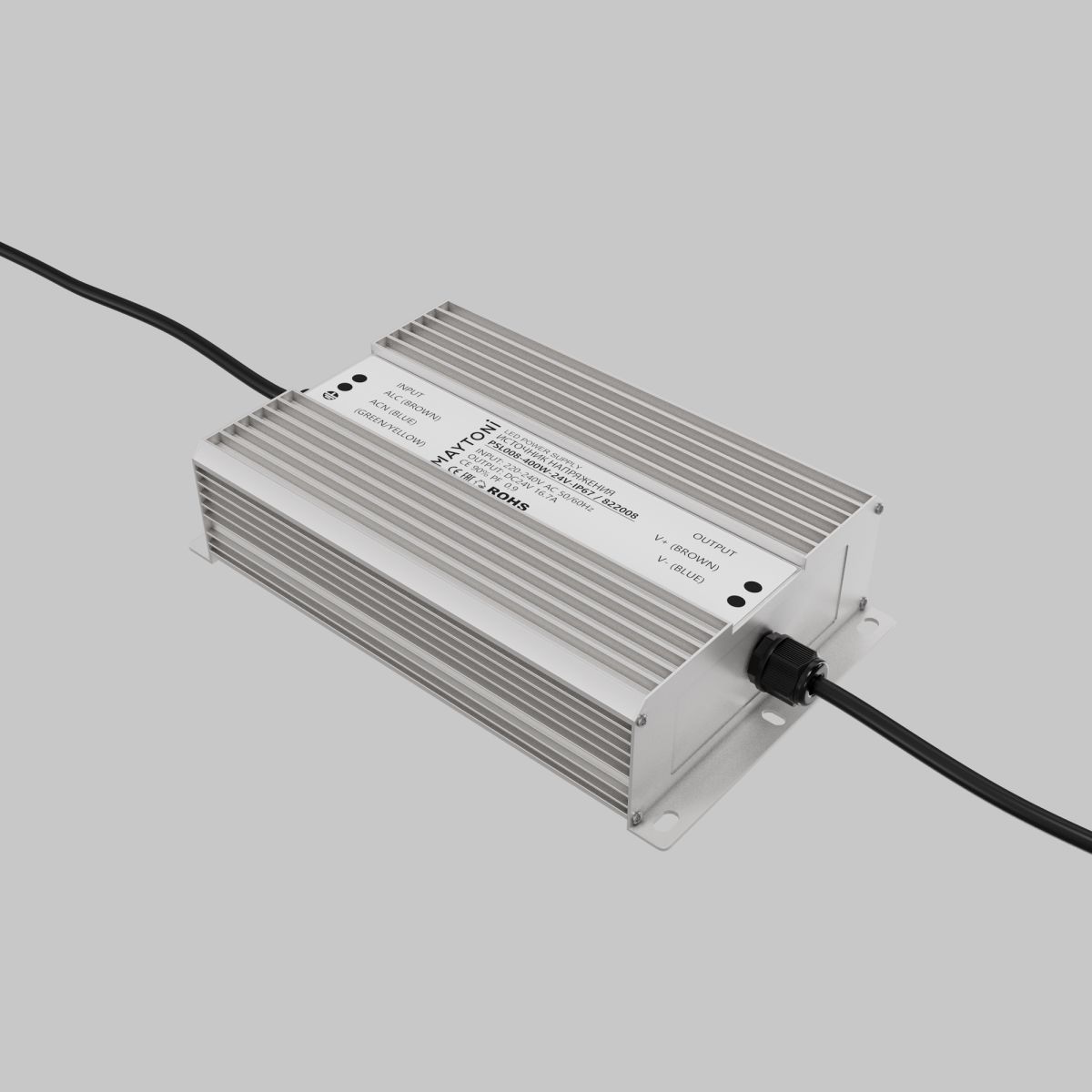 блок питания maytoni led strip psl008 24в 400вт ip67 822008