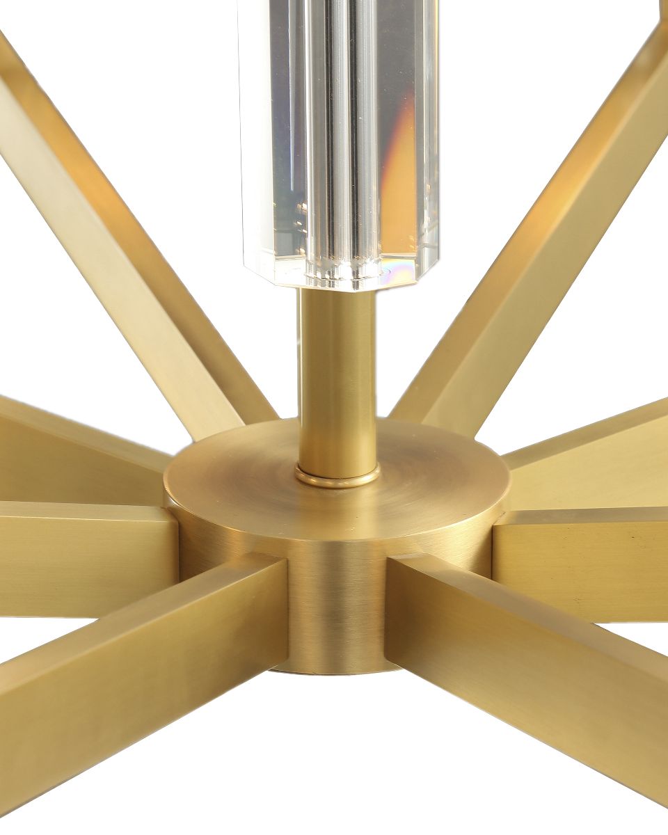 подвесная люстра moderli brass v11074-6p