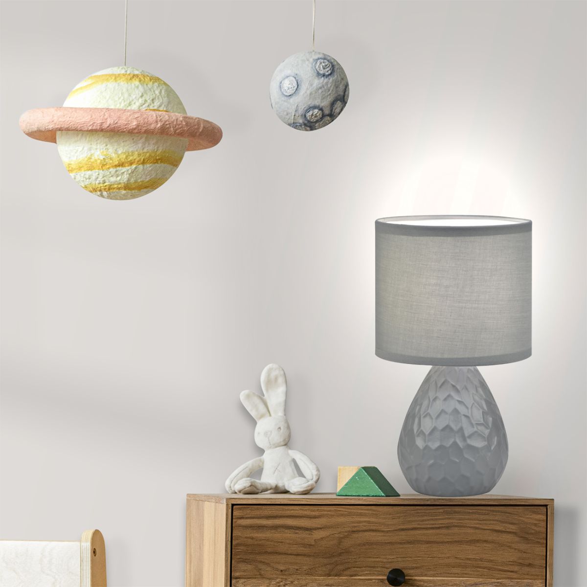 настольная лампа escada 10168/l grey