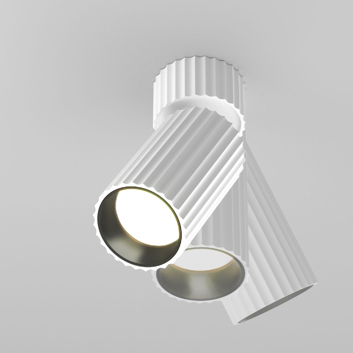 накладной спот maytoni calipso c108cl-01-gu10-w