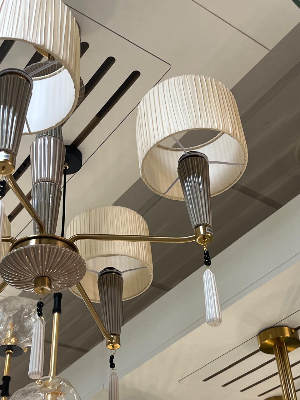 подвесная люстра odeon light exclusive latte 5403/7