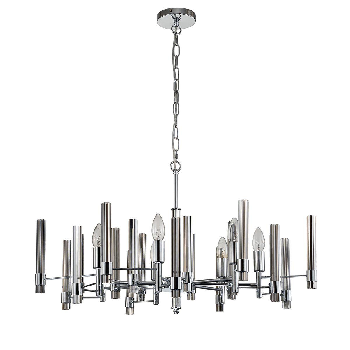 подвесная люстра indigo favara 11040/7p chrome v000458