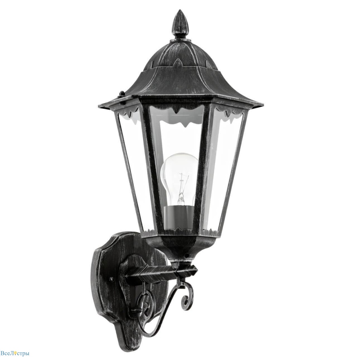 уличный настенный светильник eglo navedo 93457