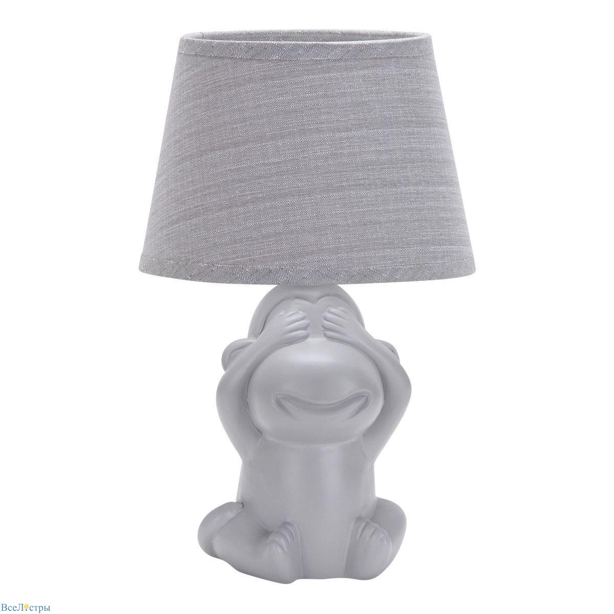настольная лампа escada monkey 10176/t grey