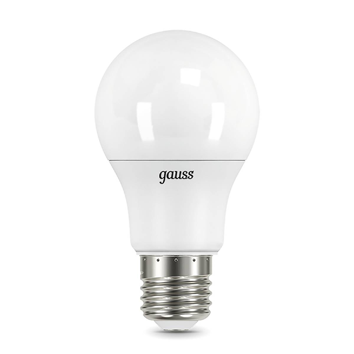 лампа светодиодная gauss e27 10w 4100k матовая 202502210