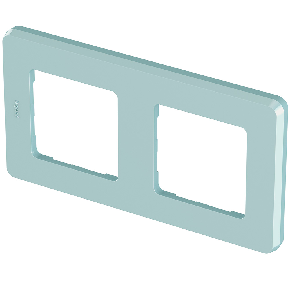 рамка двухместная legrand inspiria 673945