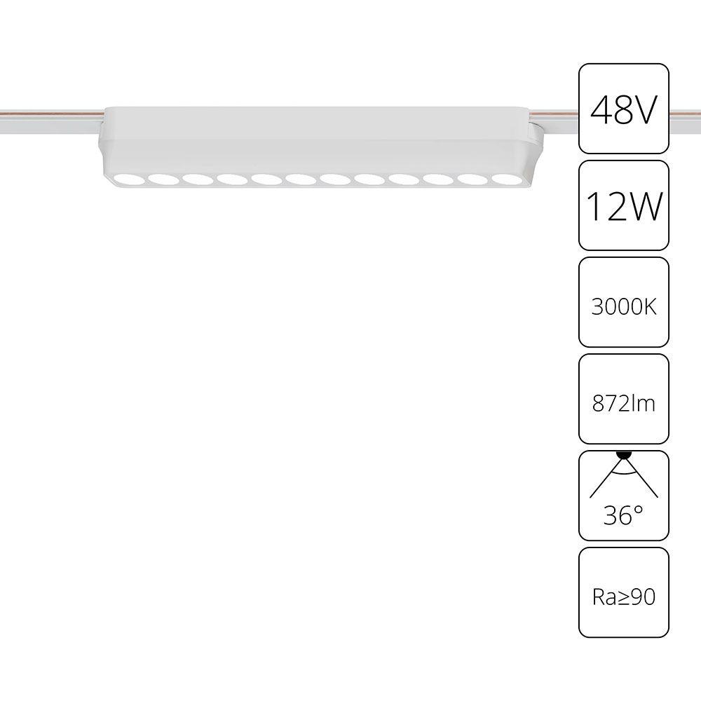 трековый светодиодный светильник arte lamp rapid a1154pl-1wh