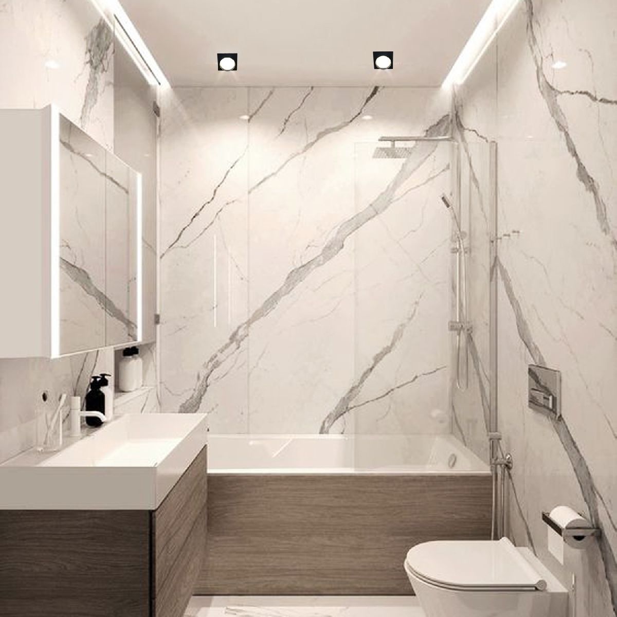 встраиваемый светильник reluce 53005-9.0-001ld gx53 bk