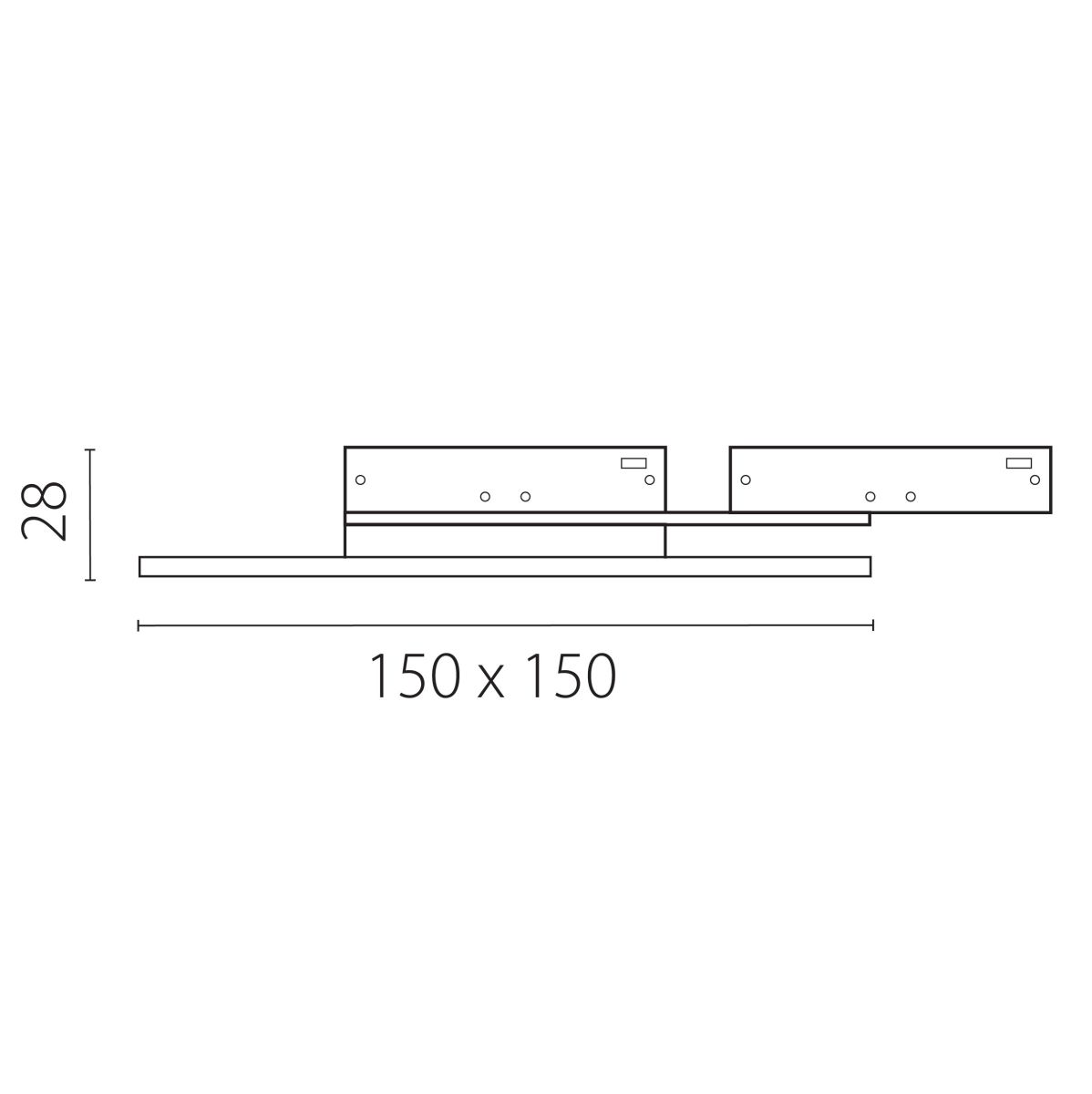 трековый однофазный светильник отраженного света lightstar linea 236141q