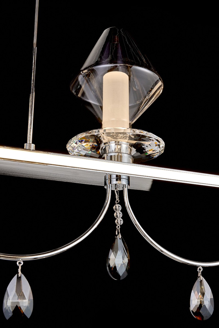 подвесная люстра therese le7721/5l chrome