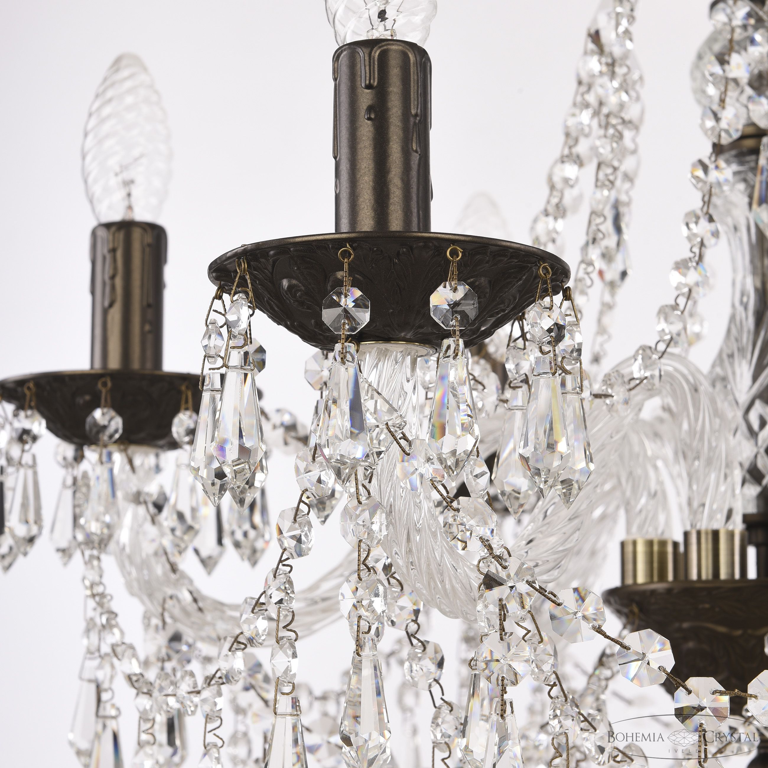 подвесная люстра bohemia ivele crystal al16303/6/195 pd