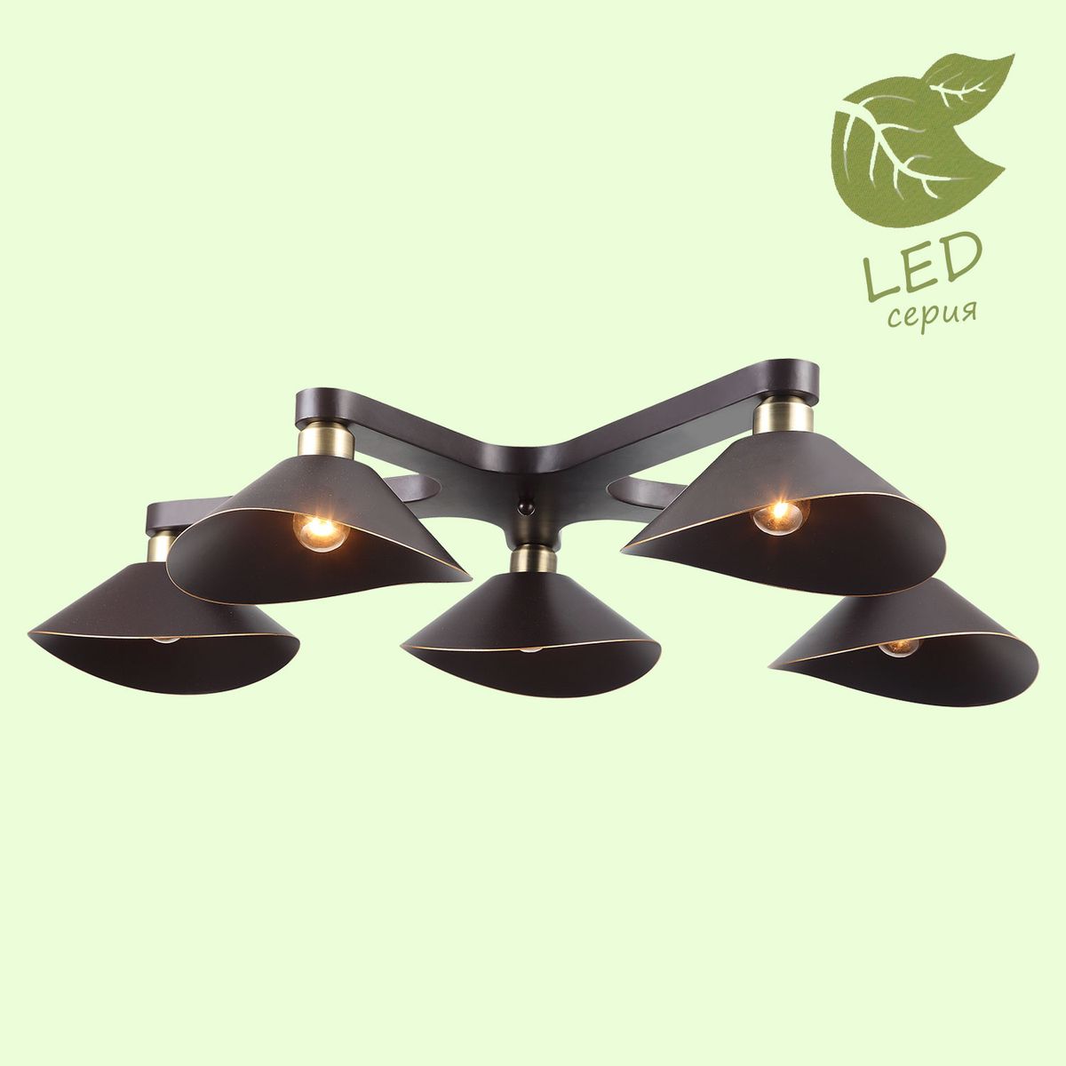 накладная люстра lussole loft opelika grlsp-9535