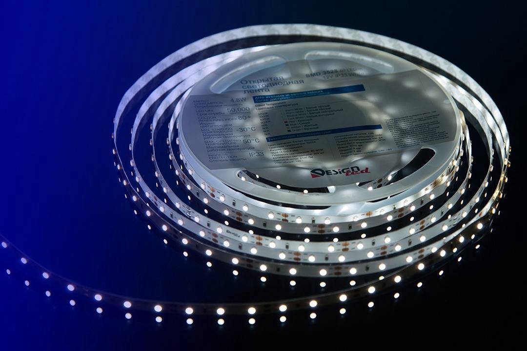 светодиодная лента designled dsg360-12-w-33 000524