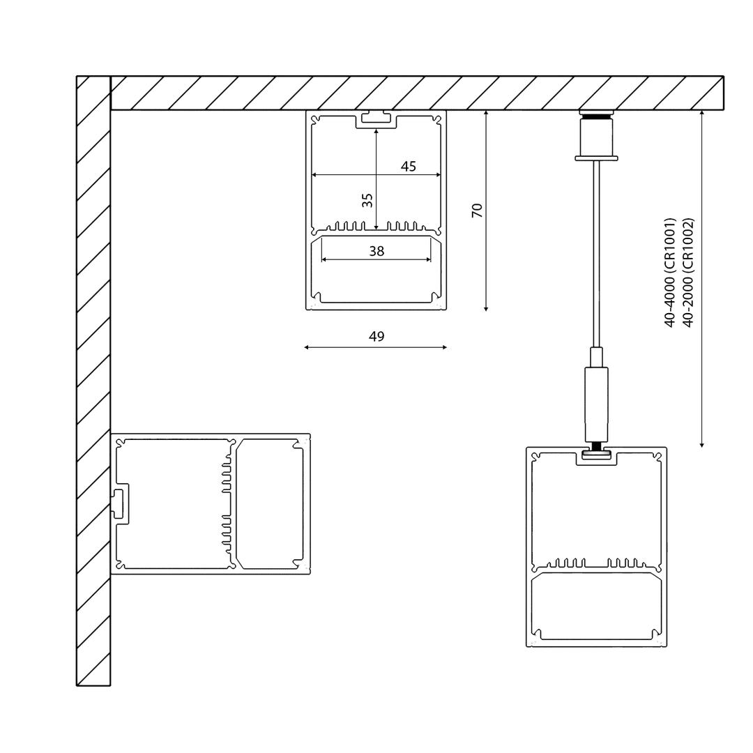 алюминиевый профиль designled ls.4970-r 010370