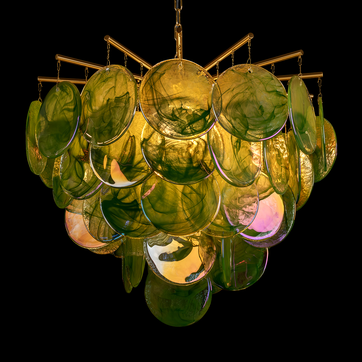 подвесная люстра loft it lolly 10492/600 green