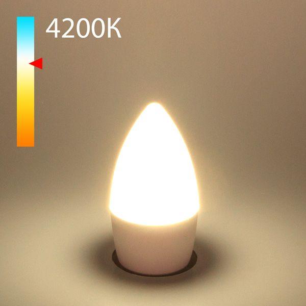 лампа светодиодная elektrostandard e27 8w 4200k матовая a048383