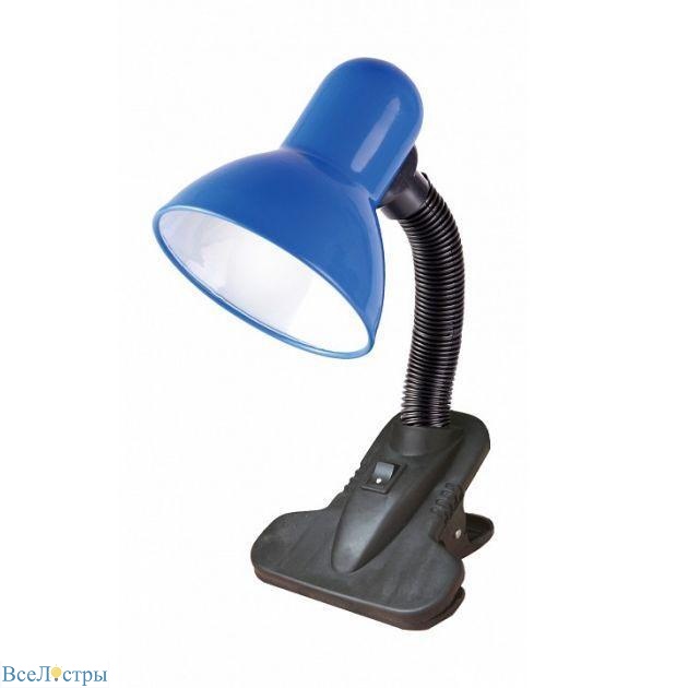 настольная лампа (09406) uniel tli-222 light blue e27