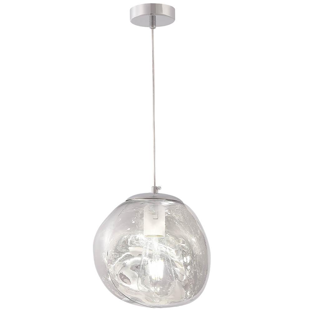 подвесной светильник crystal lux malaga sp1 d200 chrome