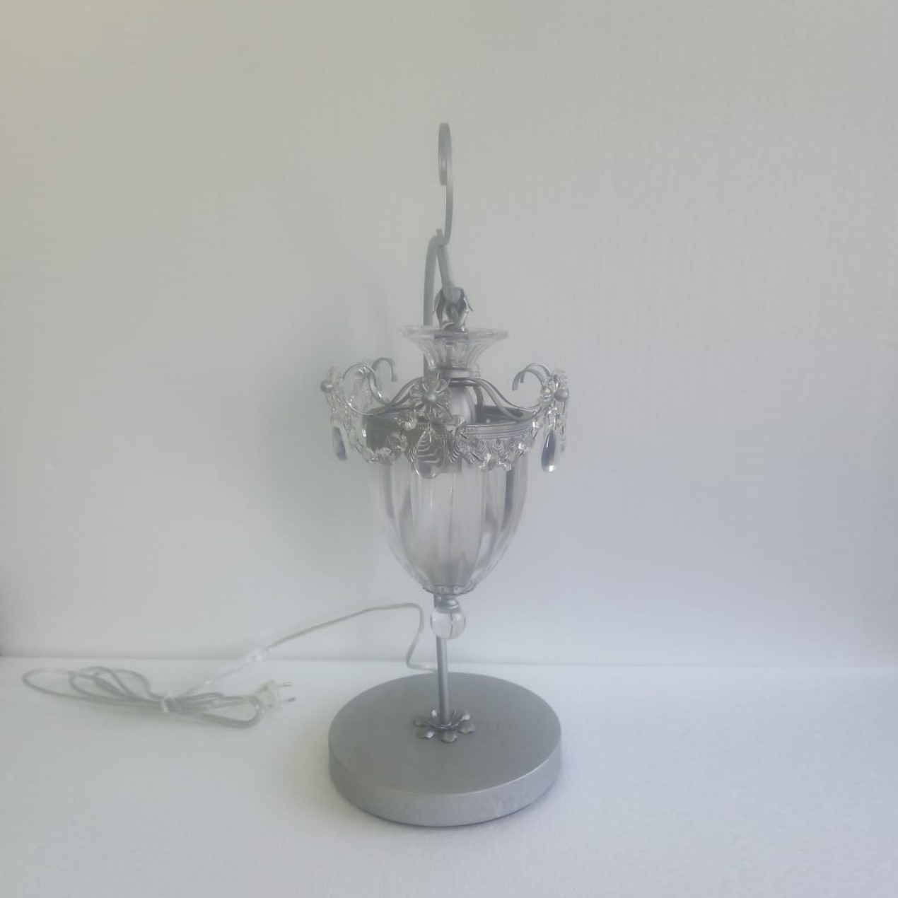 настольная лампа illuminati mt10357-1a silver