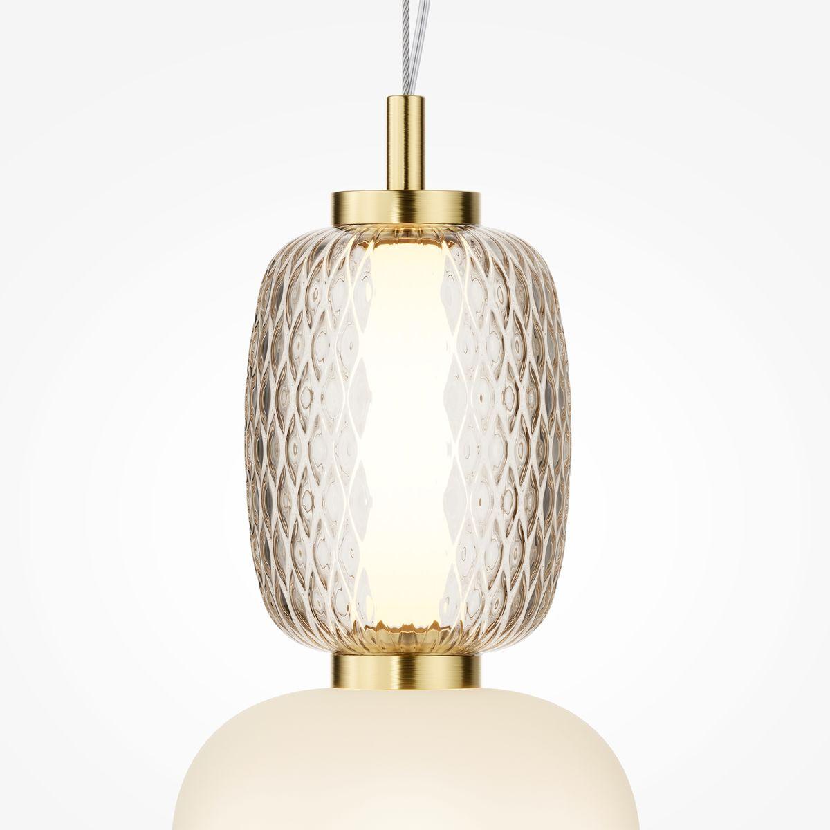 подвесной светодиодный светильник maytoni pattern mod267pl-l18g3k