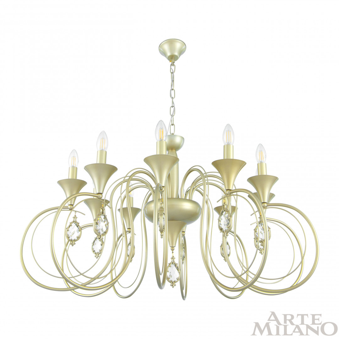 подвесная люстра arte milano 349920/10 cg