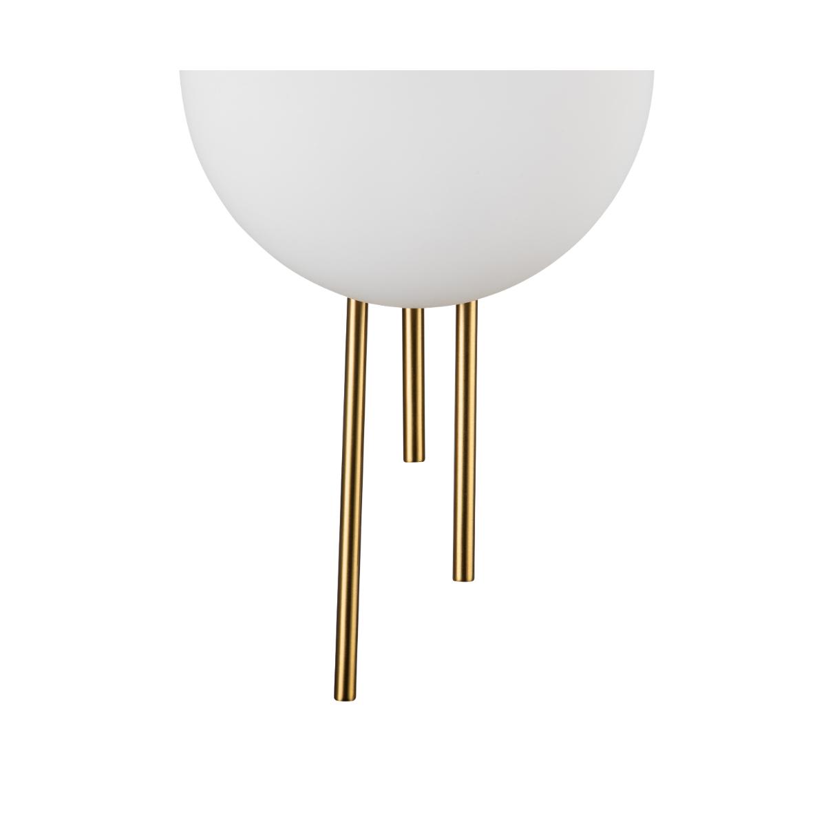 настенный светодиодный светильник indigo astro 14007/1w brass v000044l