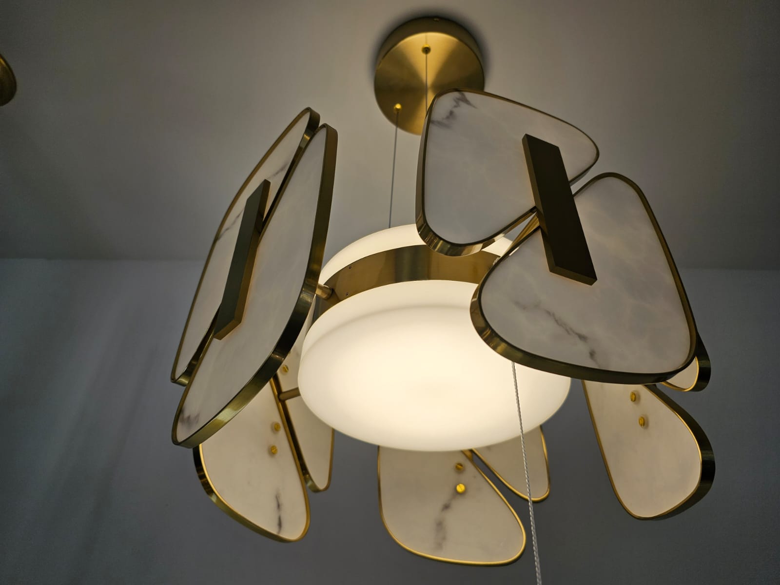 подвесная светодиодная люстра odeon light l-vision chiara 6638/45l
