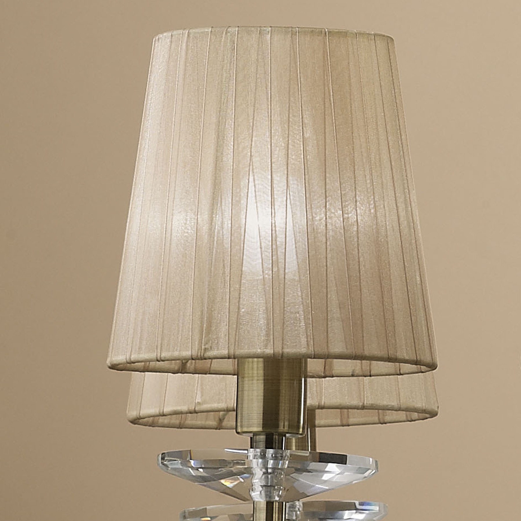 подвесная люстра mantra tiffany bronze 3870