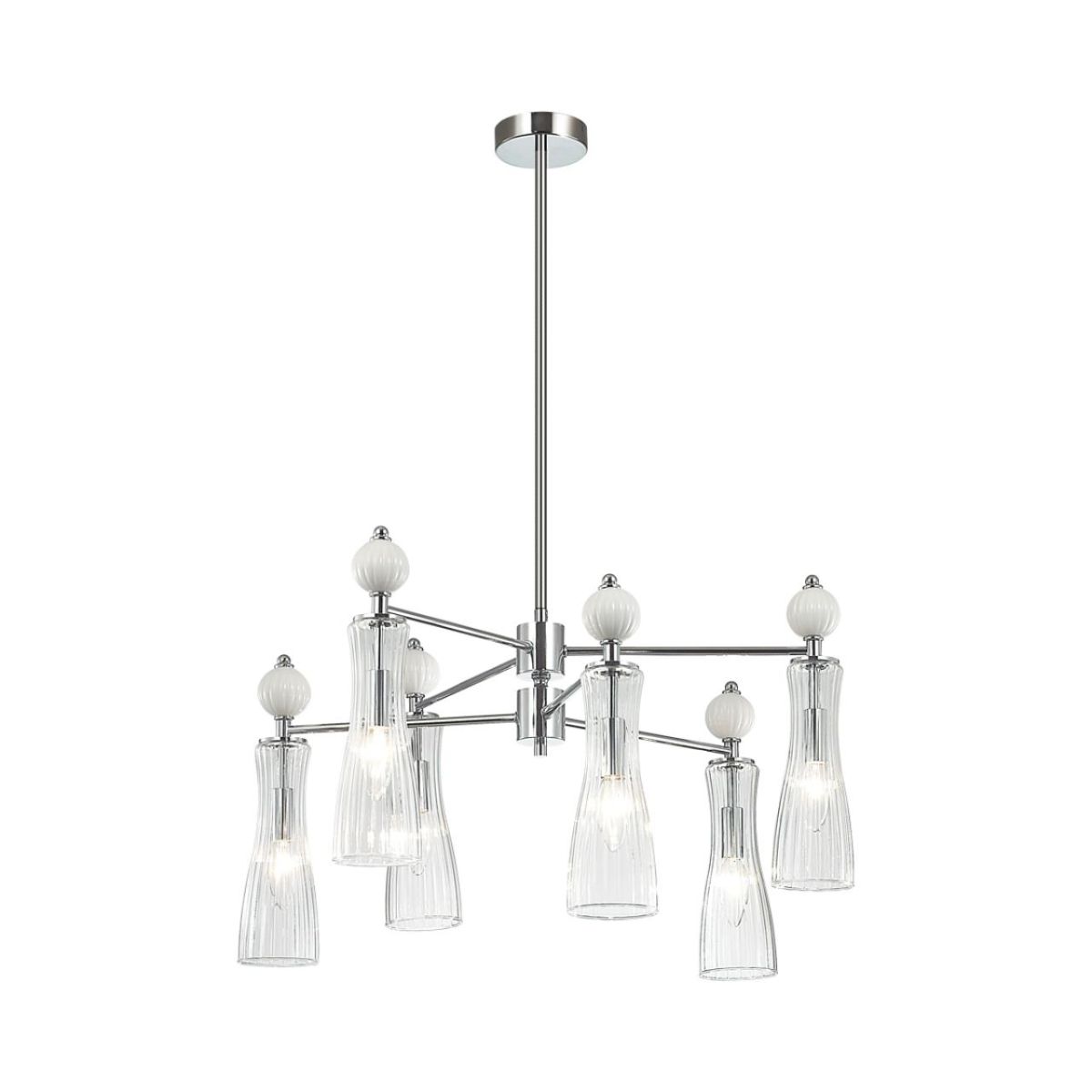 люстра на штанге lumion neoclassi emily 8268/6