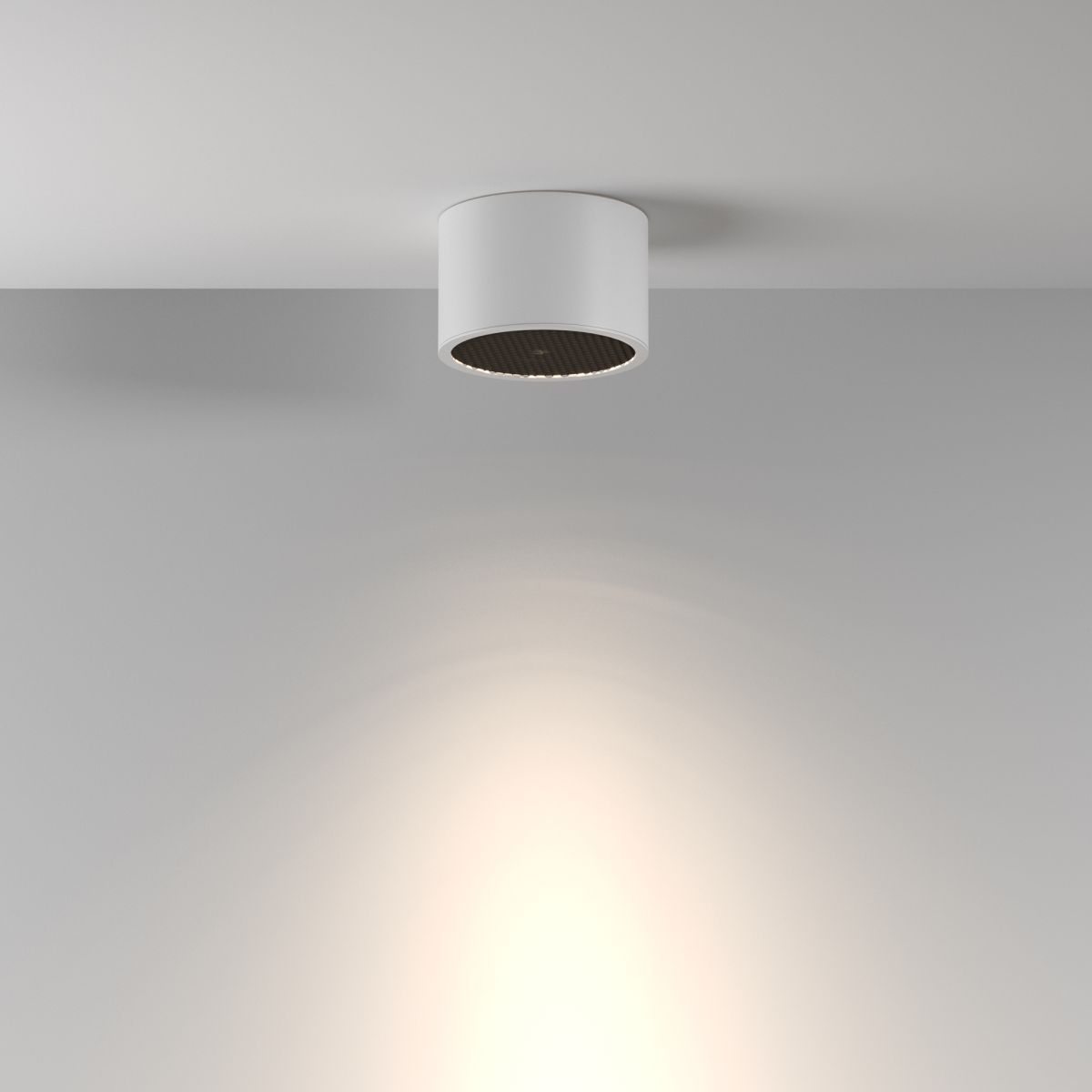 потолочный светильник maytoni technical glare c122cl-gx53-w