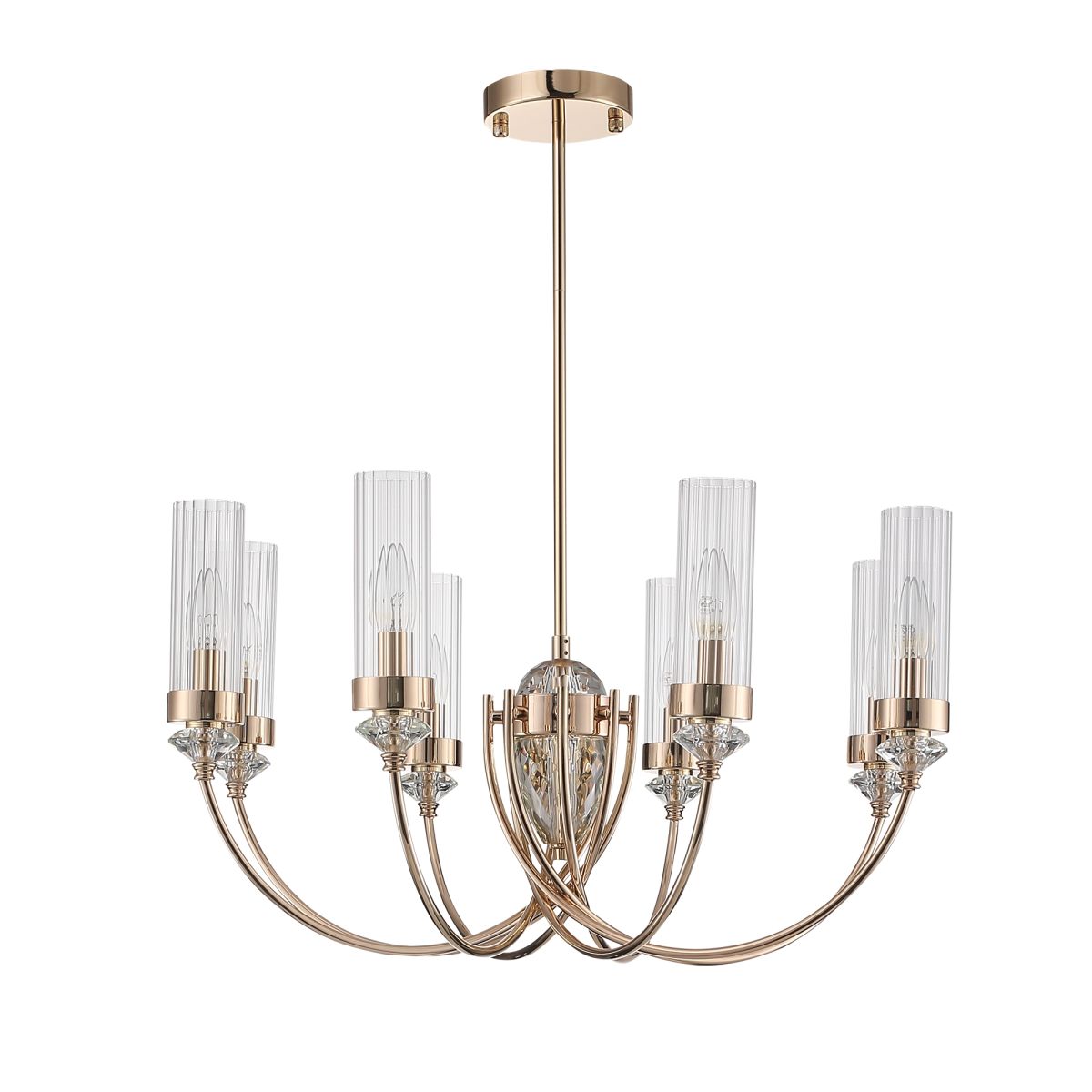 люстра на штанге st luce элегра sl1402.203.08