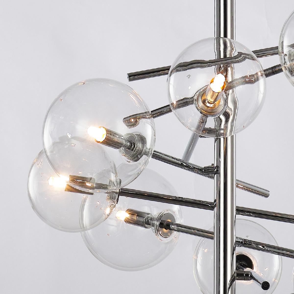 люстра на штанге delight collection globe mobile mx19009070-8a chrome