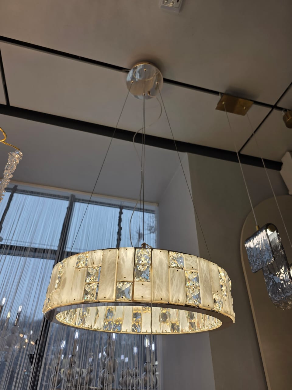 подвесная люстра odeon light crossa 5072/60l