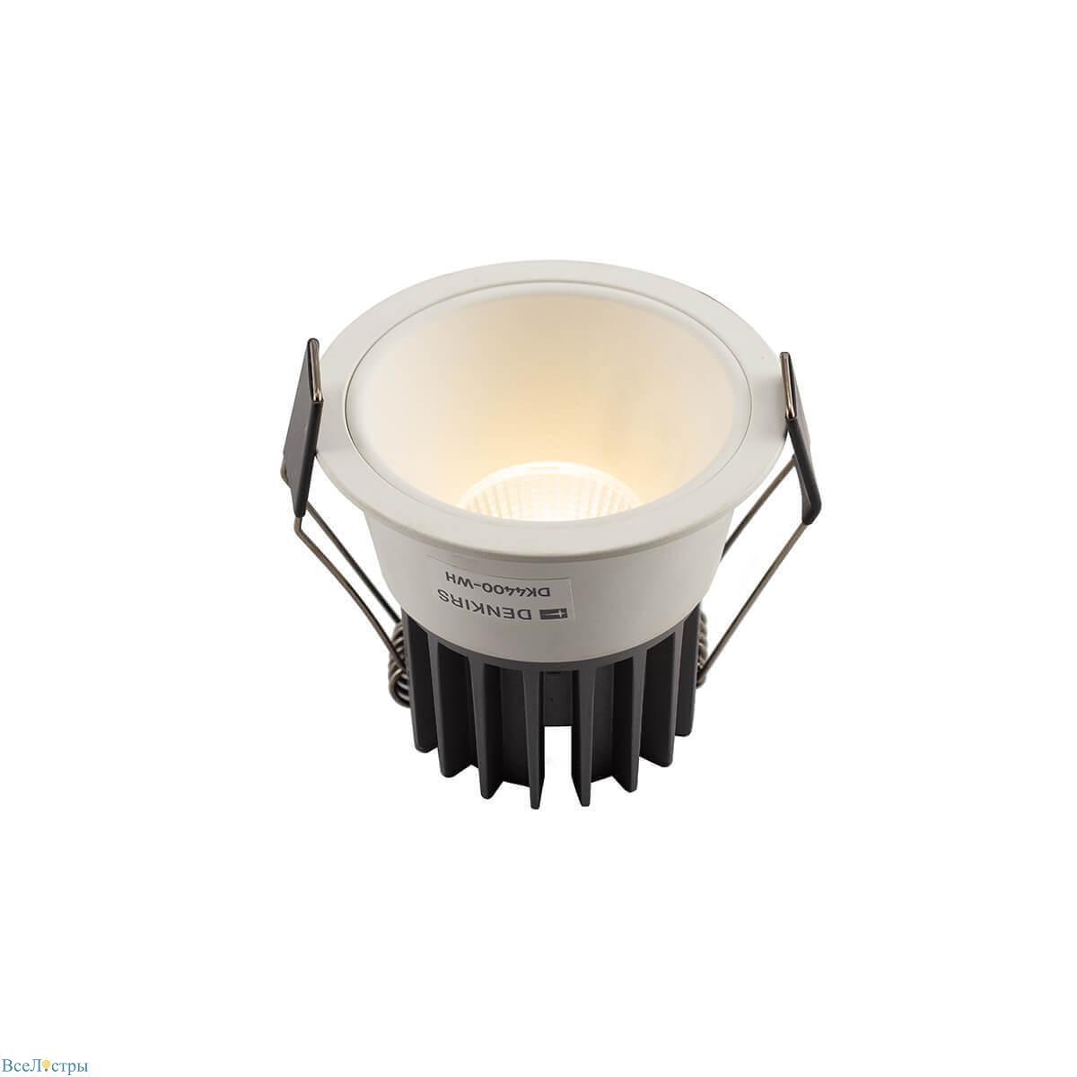 встраиваемый светильник denkirs dk4400-wh