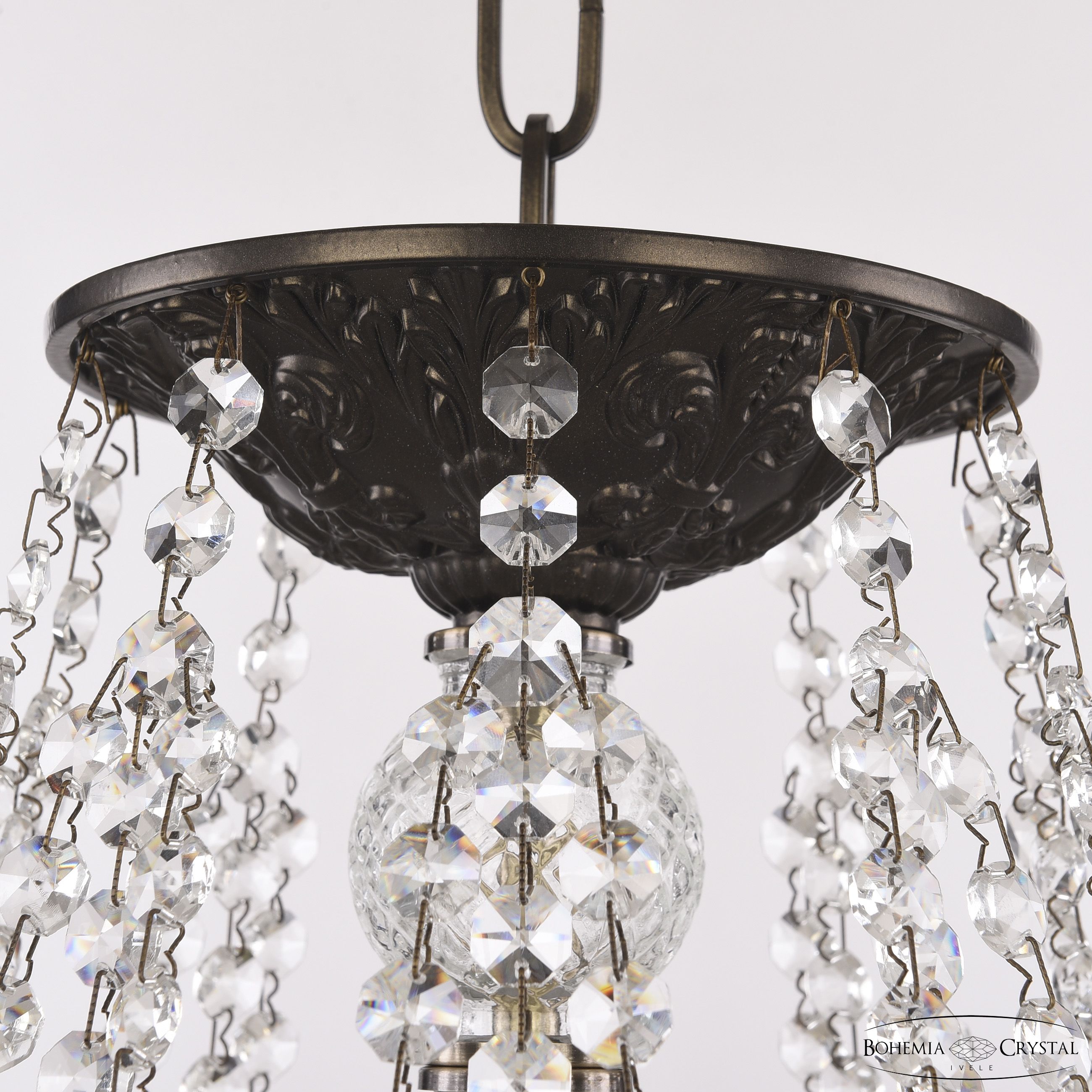 подвесная люстра bohemia ivele crystal al16313/10/300 pd