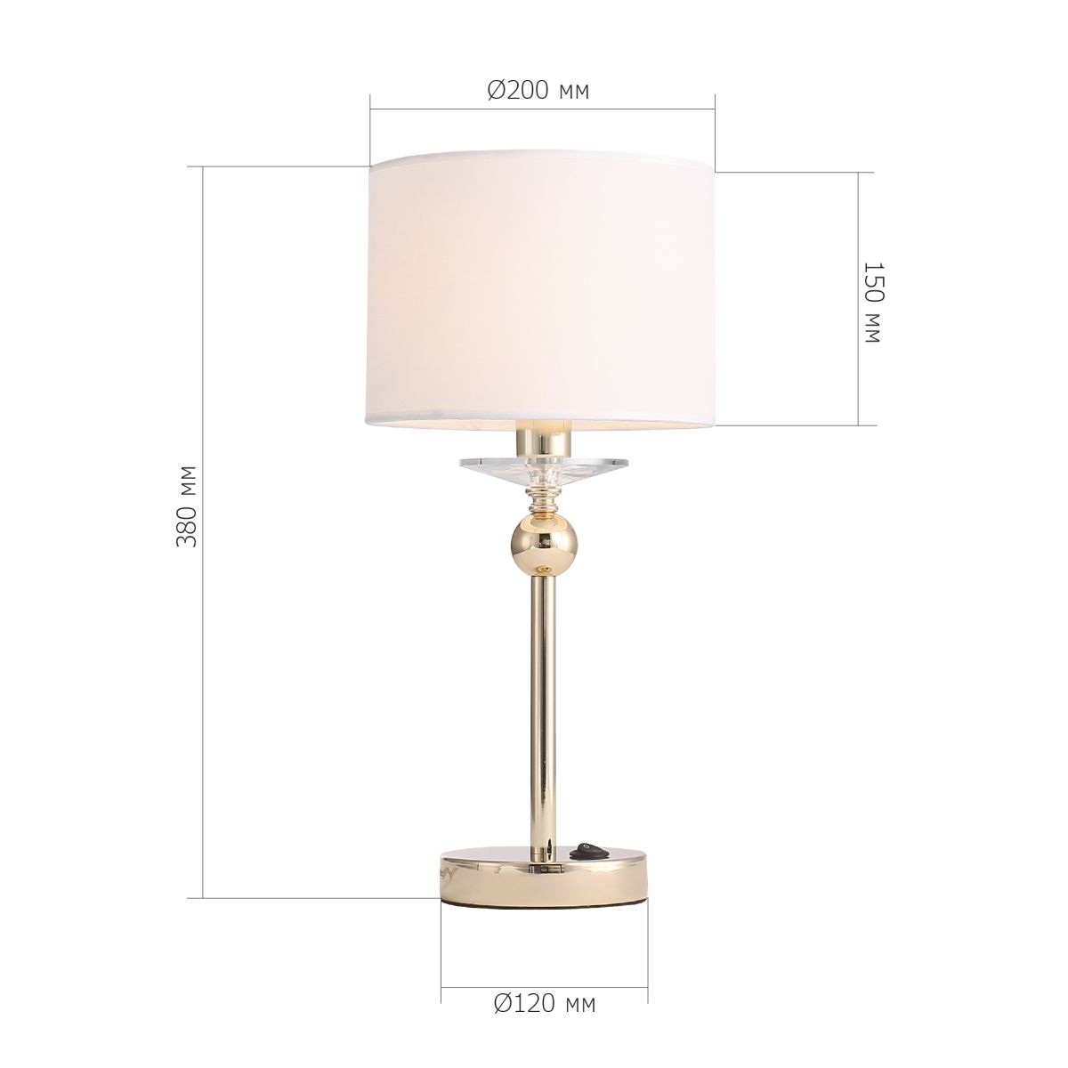 настольная лампа st luce элеганс sl1405.204.01