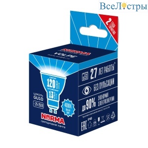 LED-JCDR-13W/4000K/GU10/NR