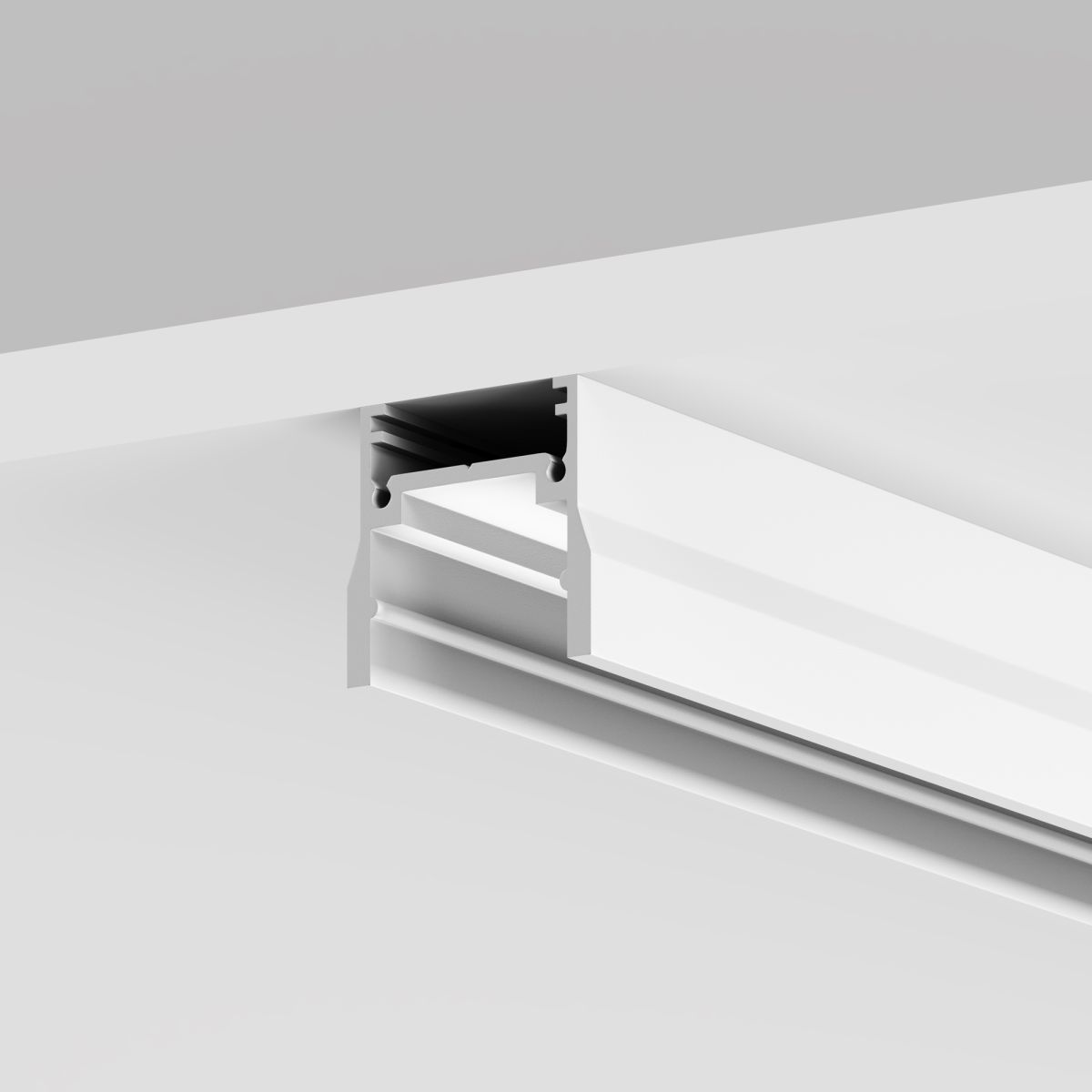 профиль для уличной трековой системы maytoni elasity ip o-tr001-p-w3m