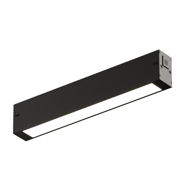 трековый однофазный светильник denkirs simple linear dk8103-bk