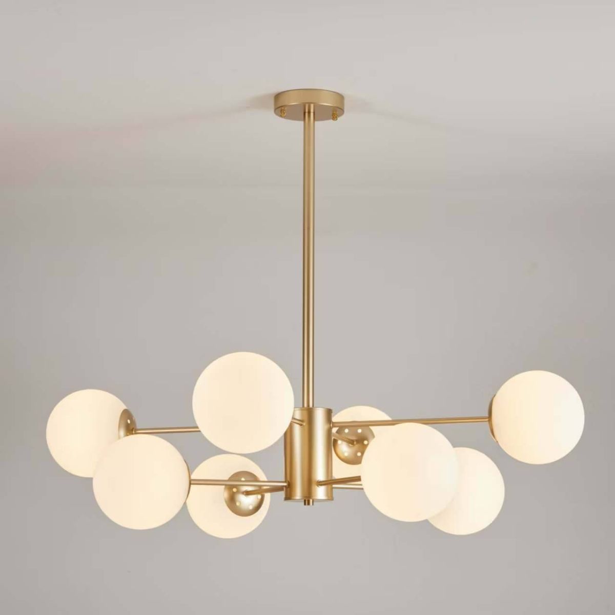 люстра на штанге imperiumloft roundi brass 305756-23