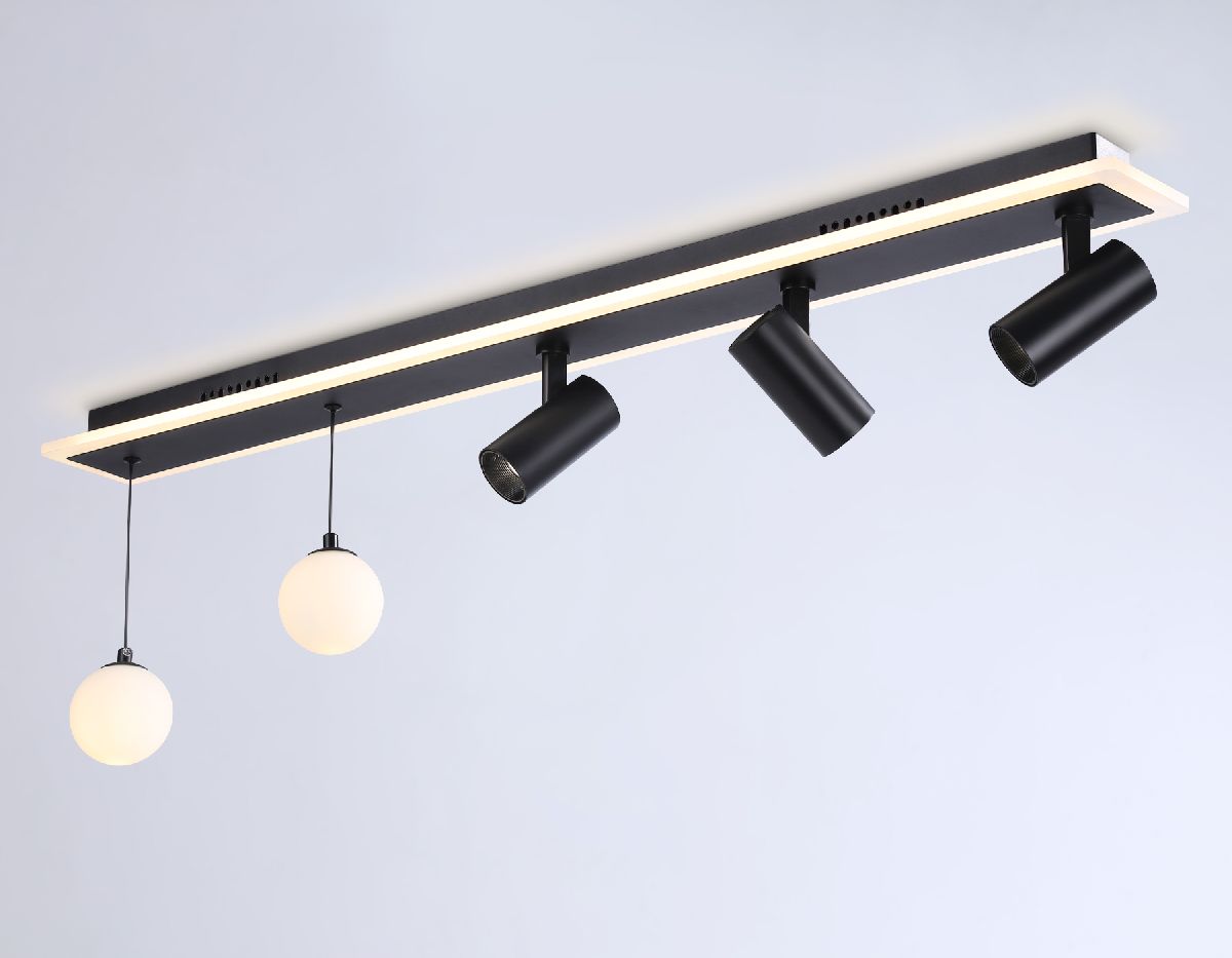 потолочная люстра ambrella light linetech fl66202