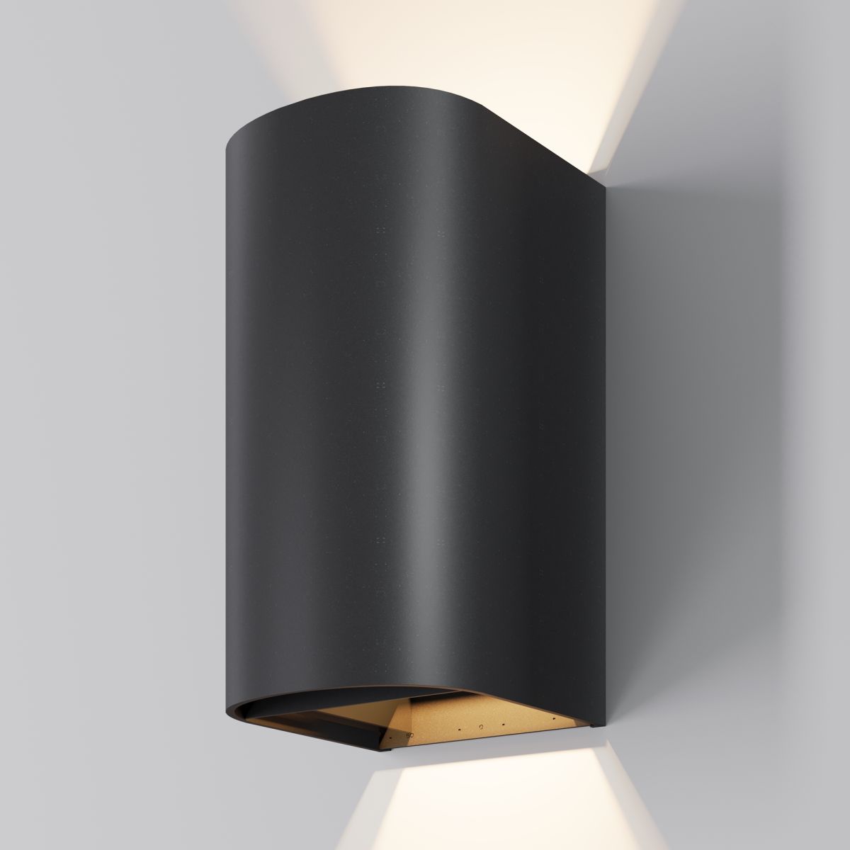 уличный настенный светильник maytoni drape o526wl-l20b3k