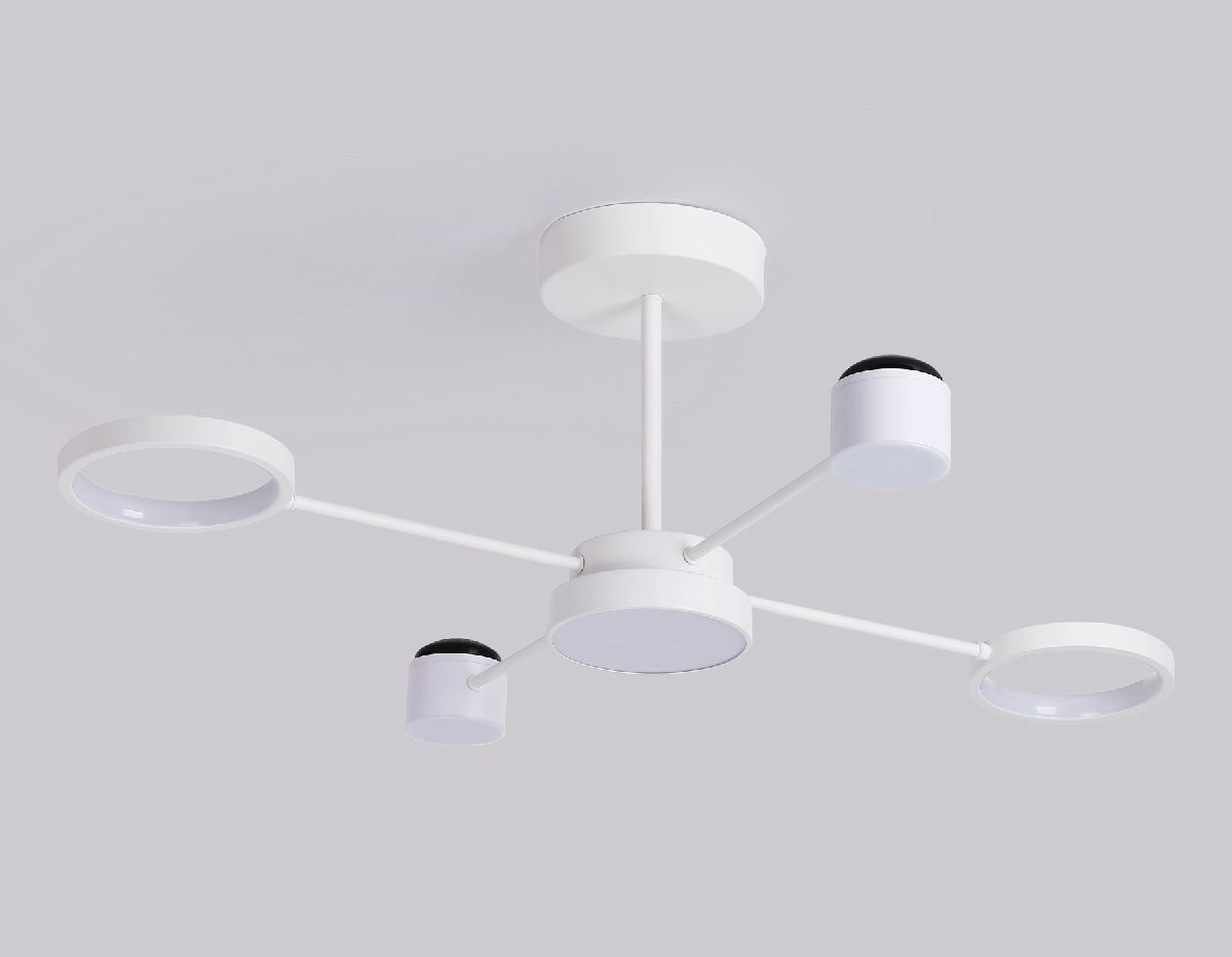 люстра на штанге ambrella light linetech fl51631