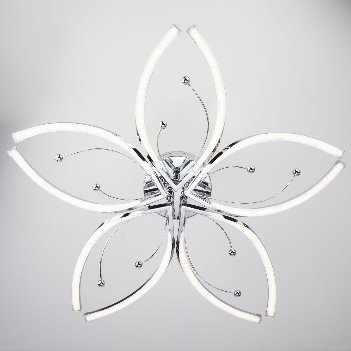 потолочная люстра eurosvet fiona 90056/5 хром