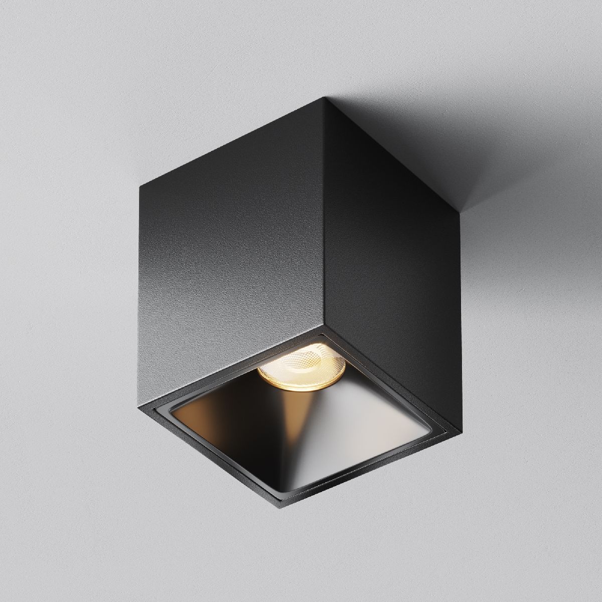 накладной светильник maytoni alfa led c065cl-8w3k-sq-b