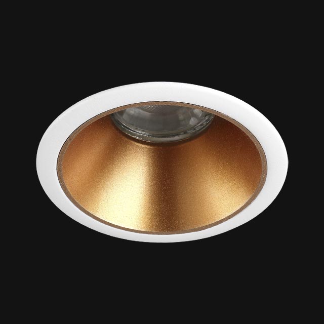 встраиваемый светильник crystal lux clt 052c wh-go