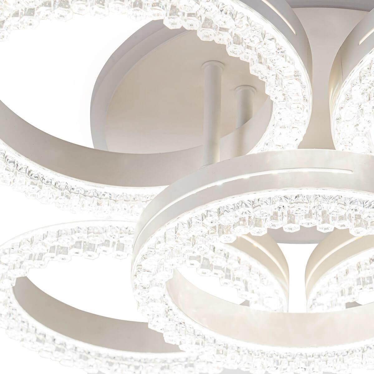 потолочная светодиодная люстра escada albus 10276/5led app