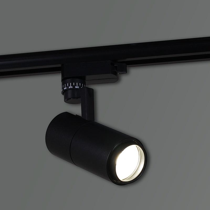 трековый светильник reluce 06712-9.3-001qy led12w bk