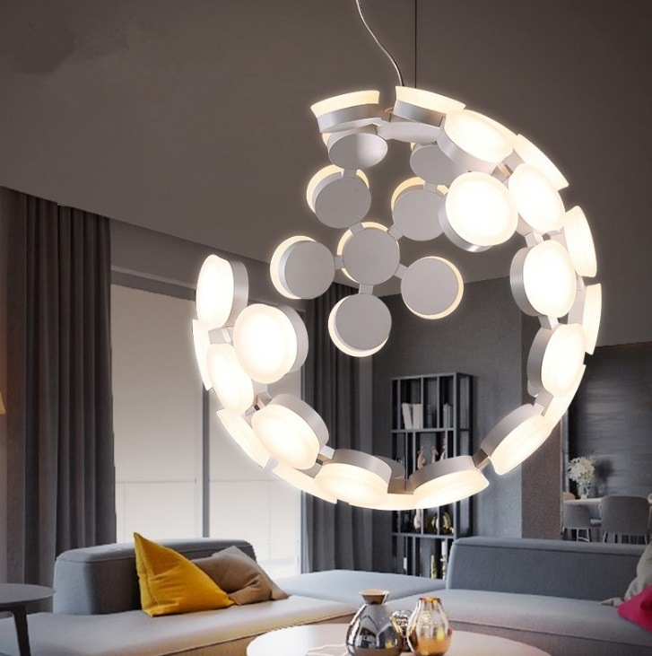 подвесной светильник delight collection scopas 9066p silver